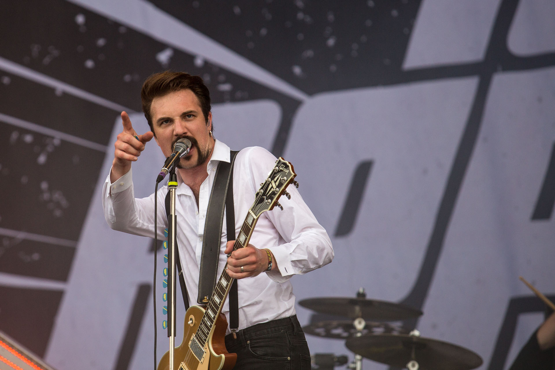 Royal Republic live beim Hurricane 2016.