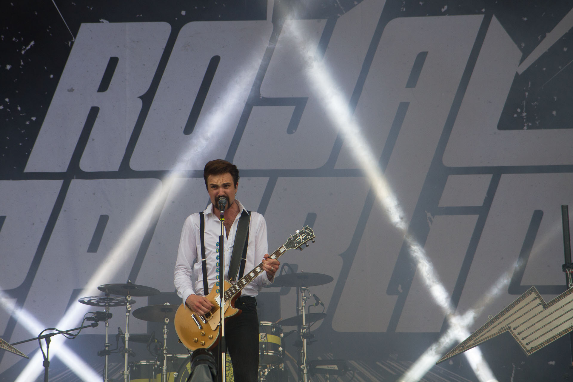 Royal Republic live beim Hurricane 2016.