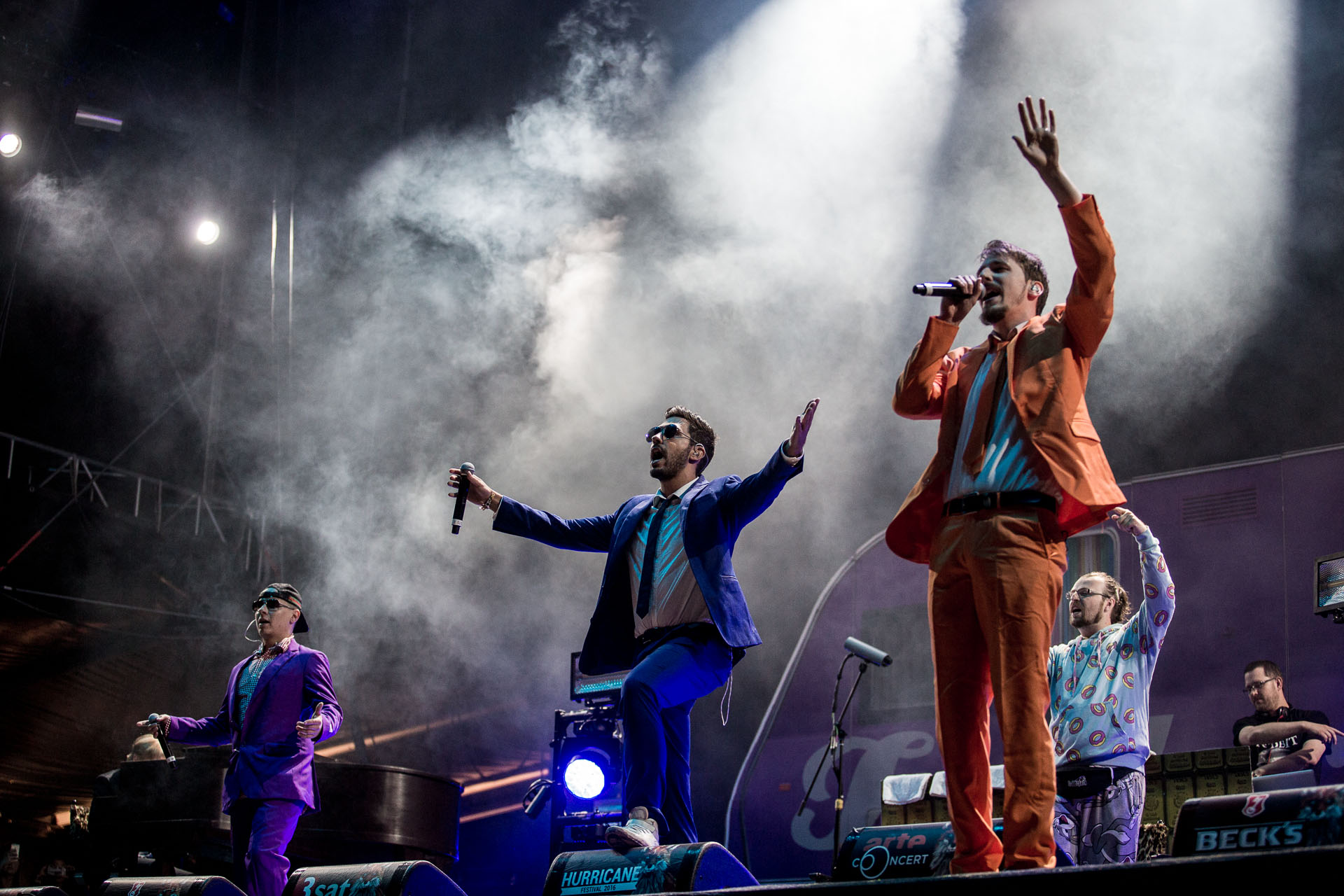 Royal Republic live beim Hurricane 2016.