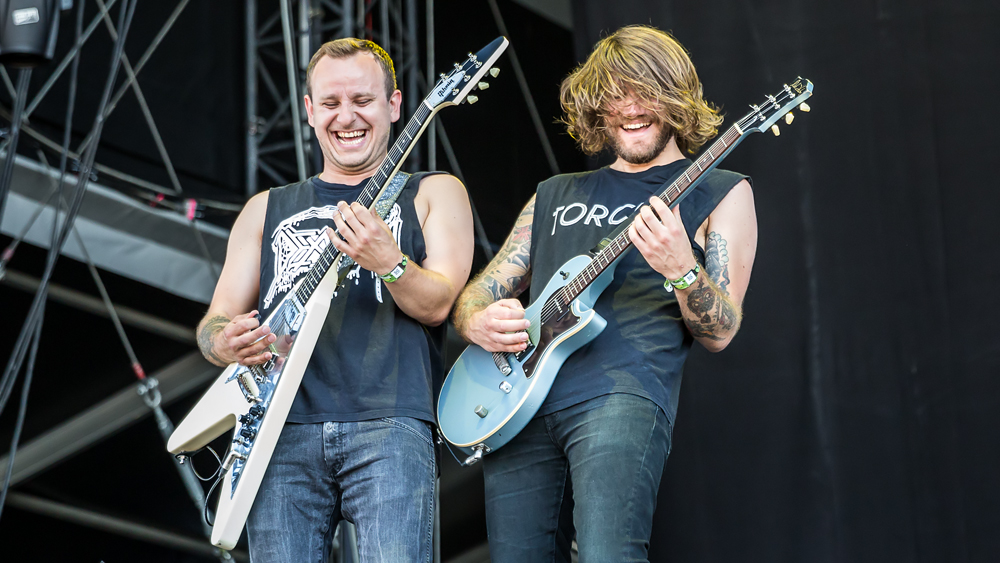 Kvelertak auf dem Southside-Festival 2016.
