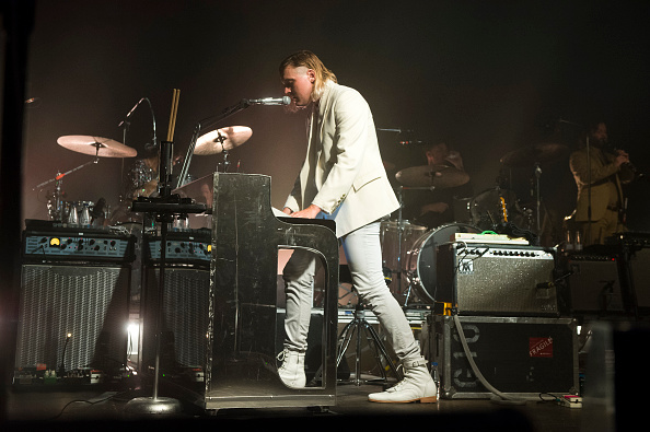 Arcade Fire Performs in Concert in Barcelona
