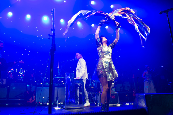 Arcade Fire Performs in Concert in Barcelona