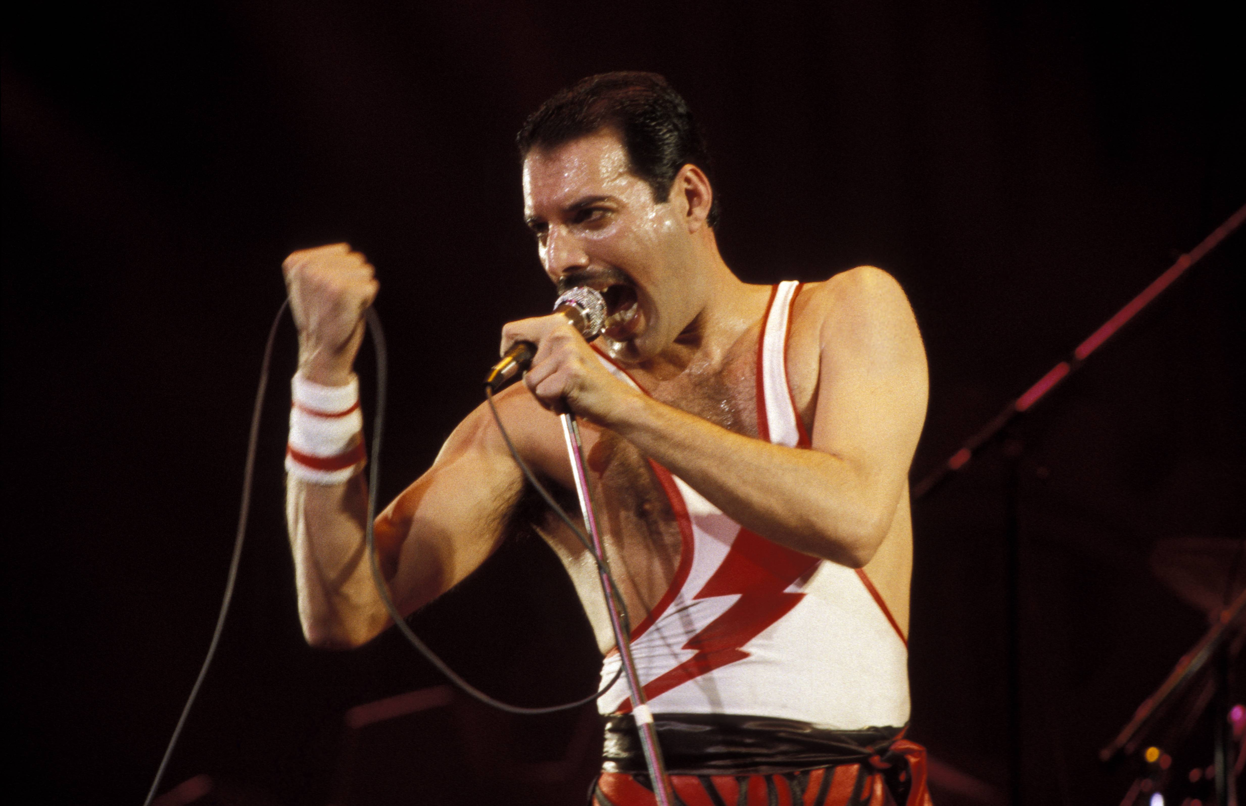 Freddie Mercury. „Bohemian Rhapsodiy“ soll ein Biopic über Queen werden.