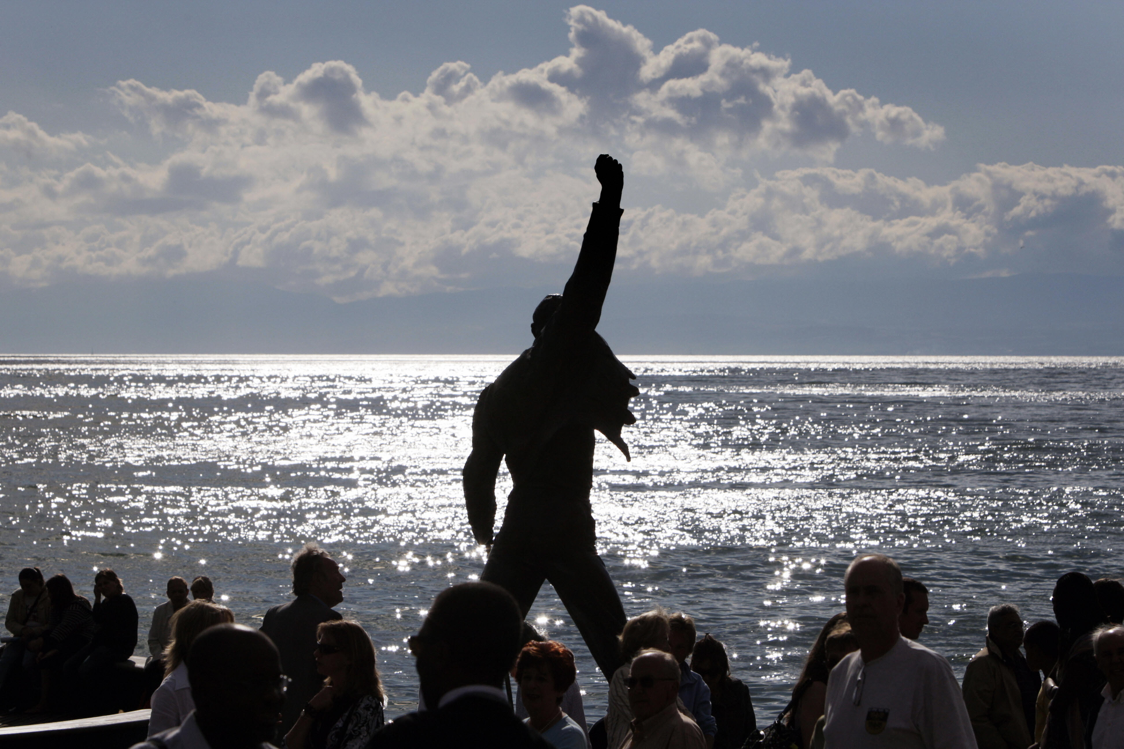 Statue of Freddie Mercury, late singer of Queen
