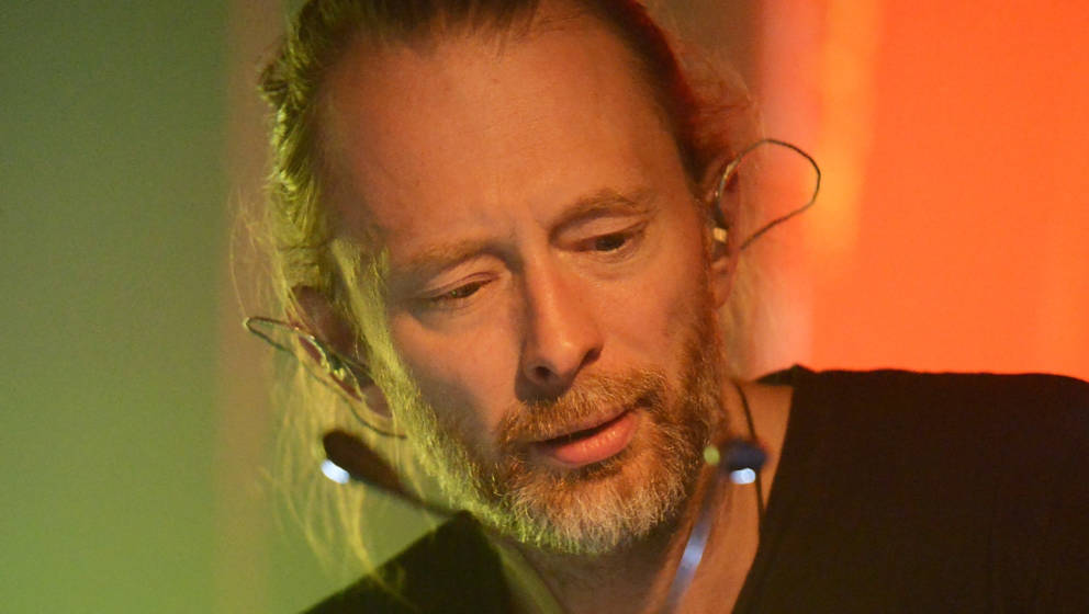 SOUTHWOLD, ENGLAND - JULY 18:  Thom Yorke performs on day 3 of Latitude Festival at Henham Park Estate on July 18, 2015 in So