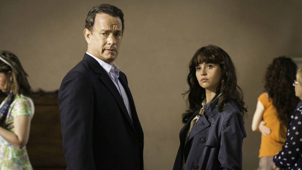 Tom Hanks mit Felicity Jones in einer Szene aus „Inferno“
