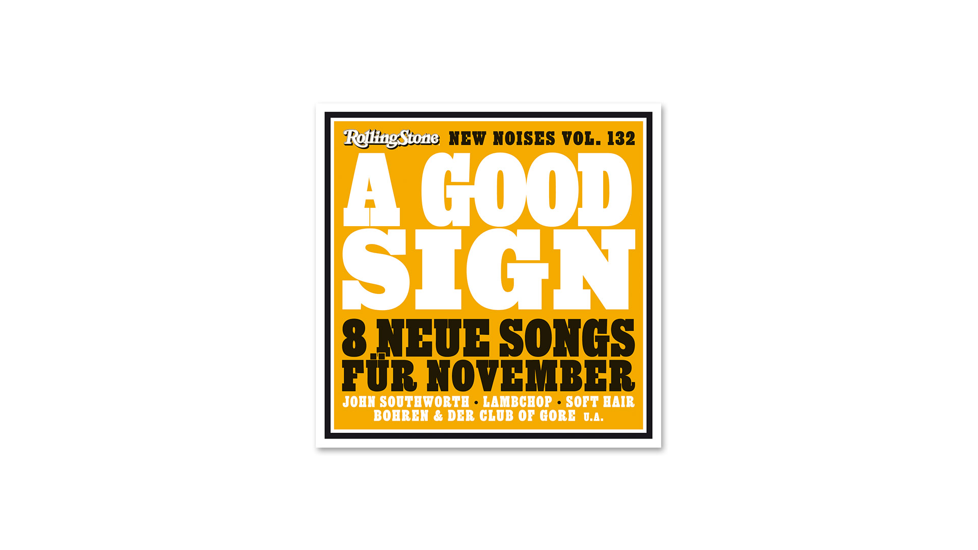 Cover der ROLLING STONE New-Noises-CD „A Good Sign“