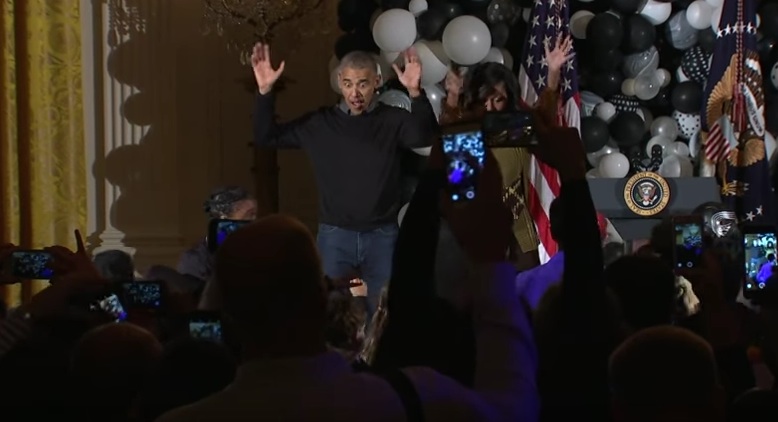 Präsident Barack Obama feiert seine letzte Party im Weißen Haus am 06. Januar mit Beyoncé, Jay Z, McCartney & Co..