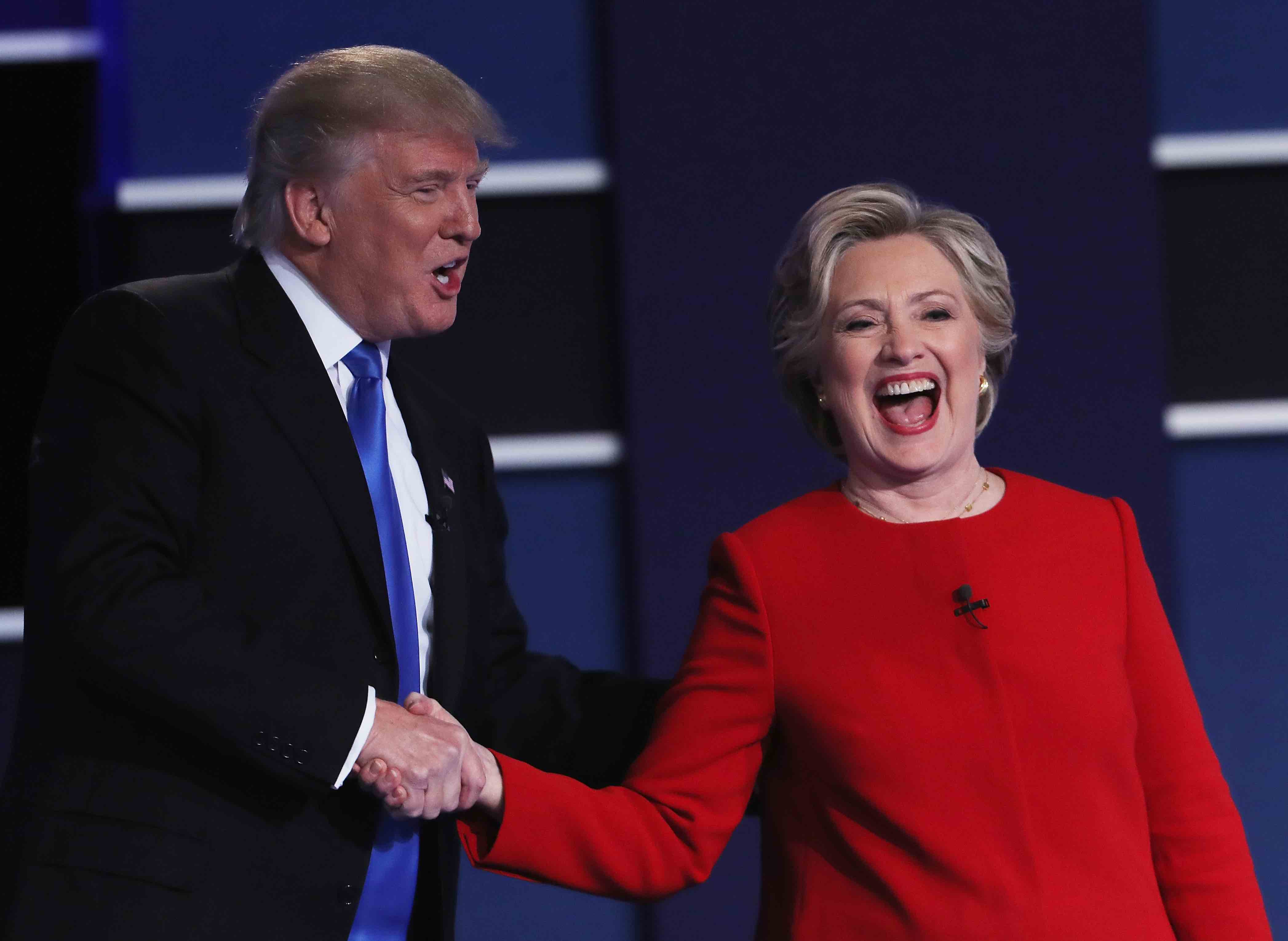 Hillary Clinton And Donald Trump Face Off In First Presidential Debate At Hofstra University
