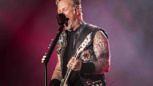 James Hetfield, der Sänger von Metallica, im Volleinsatz
