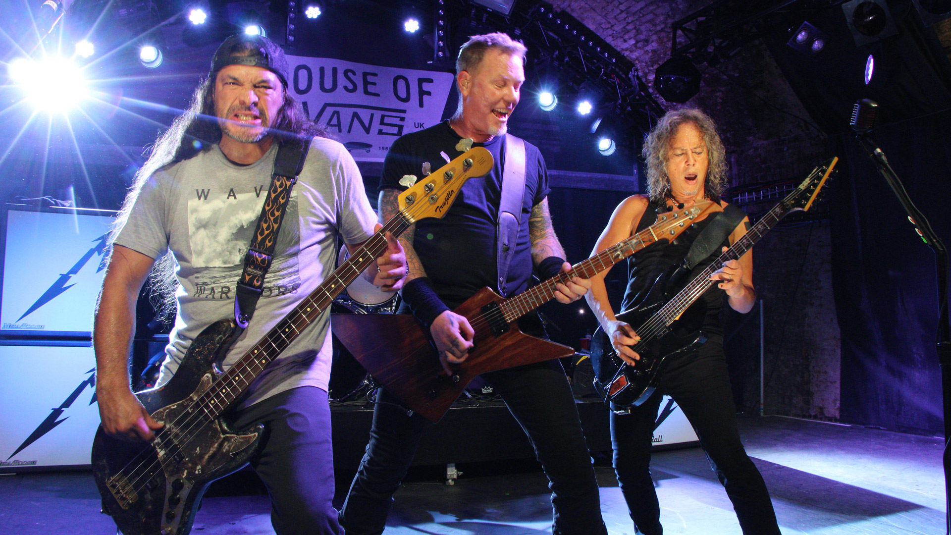 Metallica bei ihrem Auftritt im „House Of Vans“ in London am 18.11.2016