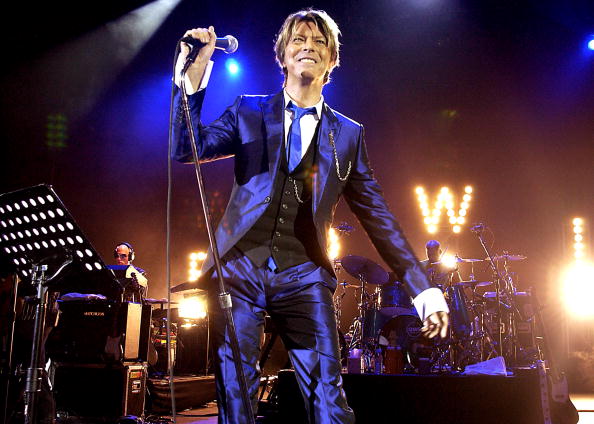 UNITED KINGDOM - OCTOBER 03:  Pop Legend David Bowie In Concert, At The Hammersmith Appollo, In London, Pic Shows: David Bowi