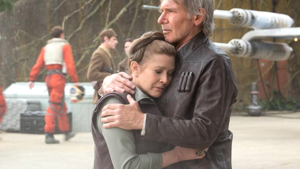 Harrison Ford und Carrie Fisher in „Star Wars: Das Erwachen der Macht“