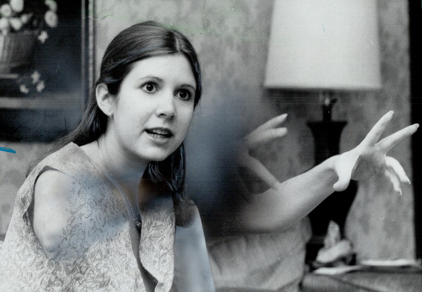 CANADA - JUNE 23:  I Don't remember deciding to be an actress; says Carrie Fisher. Everyone just assumed that I would be one;