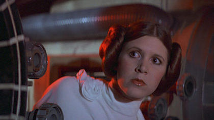 Carrie Fisher als Prinzessin Leia