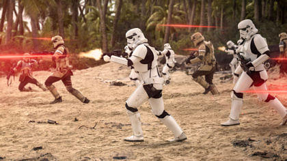 Stormtrooper auf dem Schlachtfeld in „Rogue One“