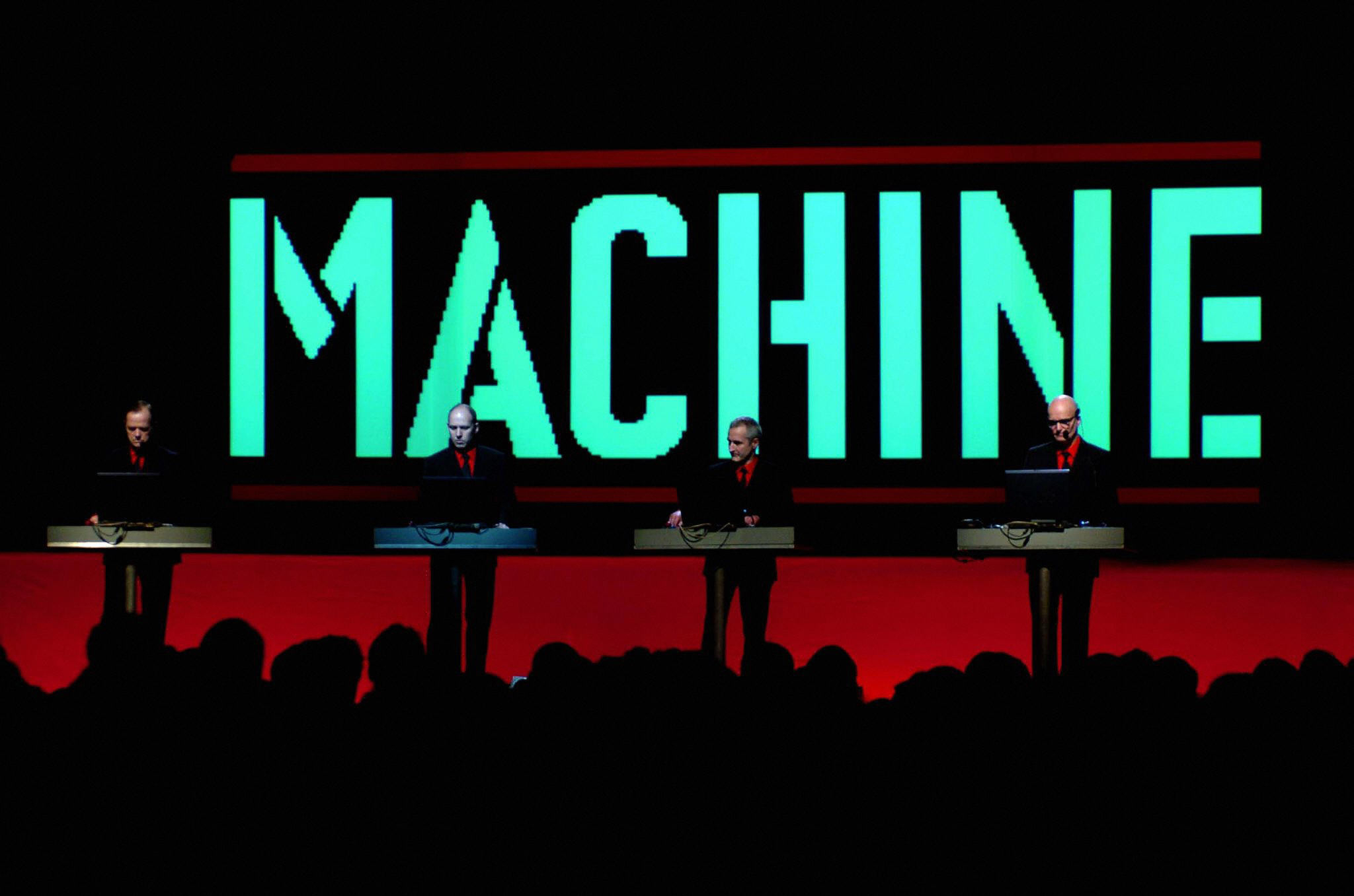 Kraftwerk live auf ihrer 3D-Tour