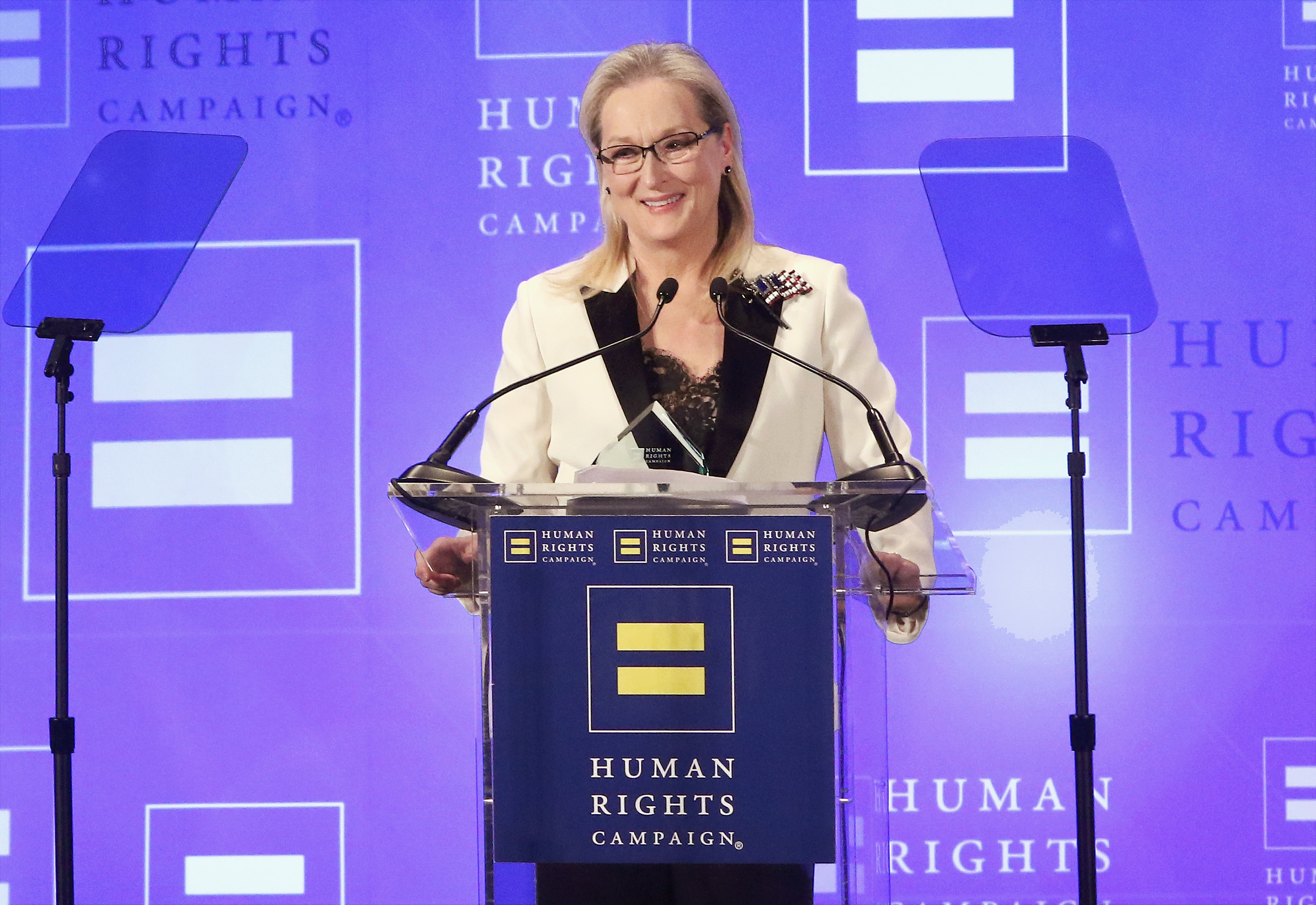 Meryl Streep nimmt Donald Trumps Gehässigkeiten mit Humor