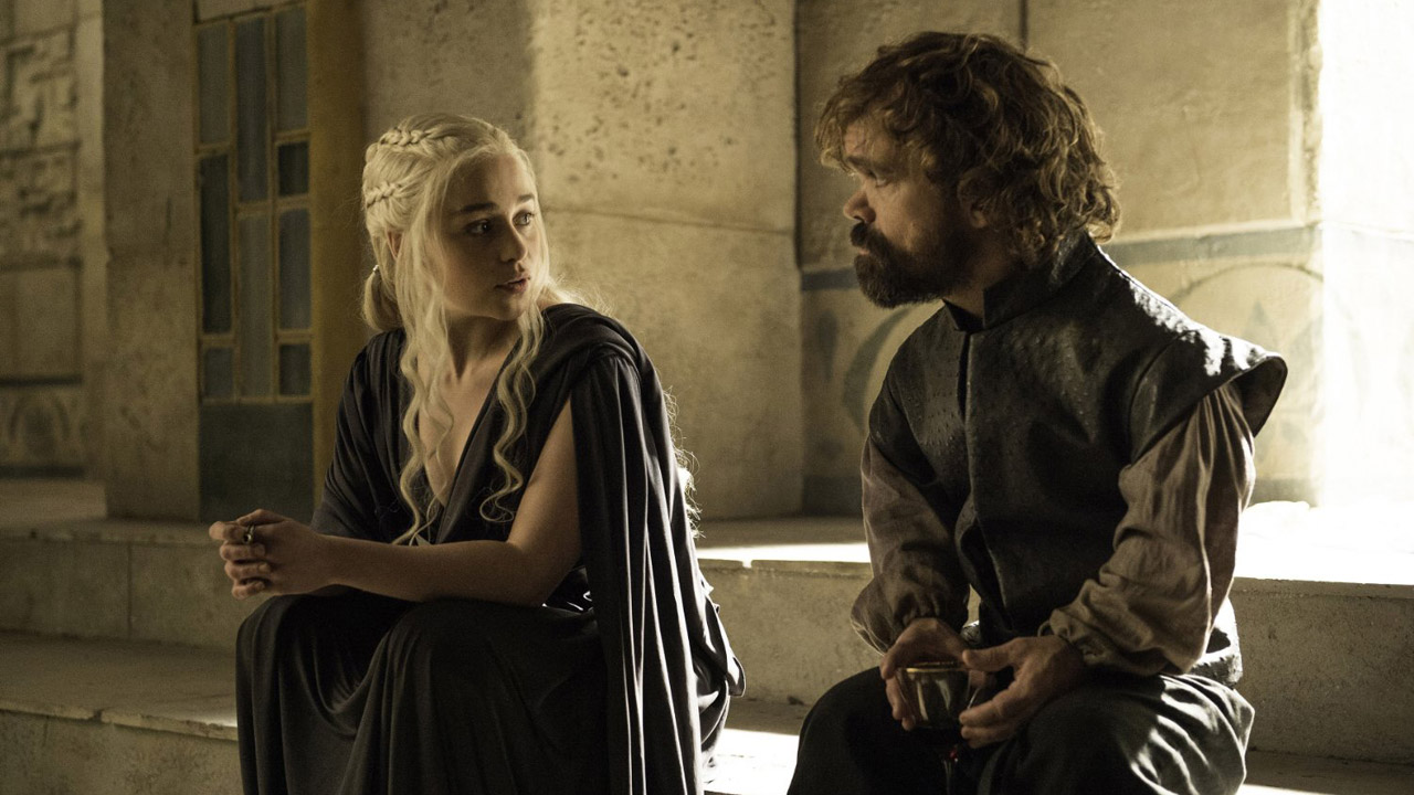 Daenerys Targaryen und Tyrion Lannister in „Game Of Thrones“