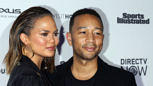 John Legend mit seiner Frau Chrissy Teigen im Februar in New York bei einer Launch-Party von „Sports Illustrated“.
