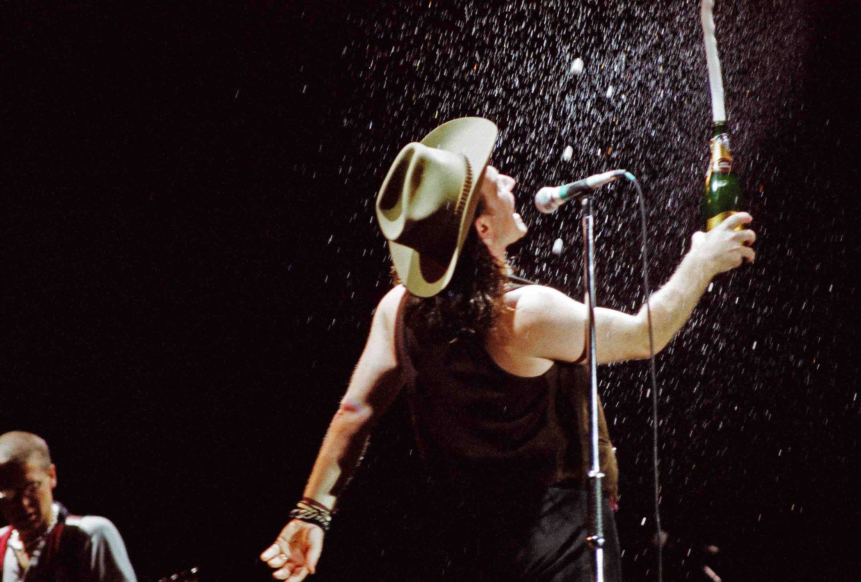 U2 Perform At Wembley Stadium In London