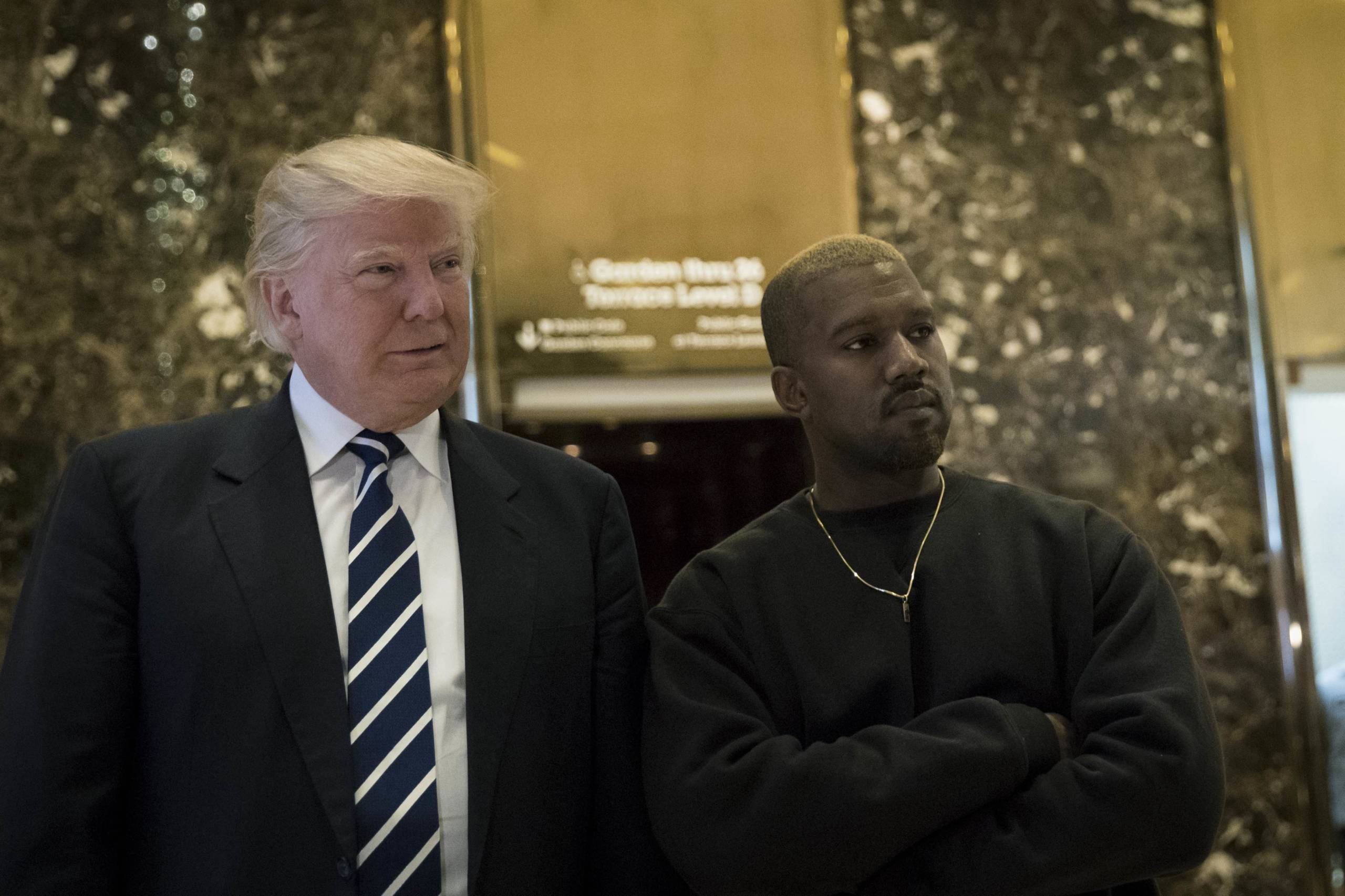 Donald Trump und Kanye West im Trump Tower