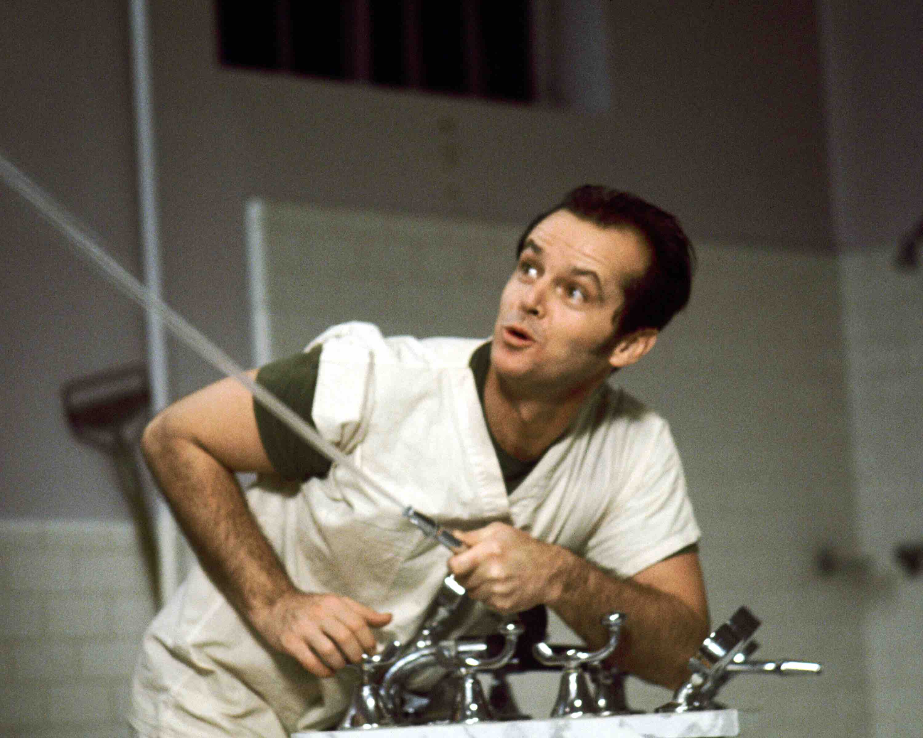 Der erste Oscar: Als Randle McMurphy in 'One Flew Over The Cuckoo's Nest' von Milos Forman, 1975