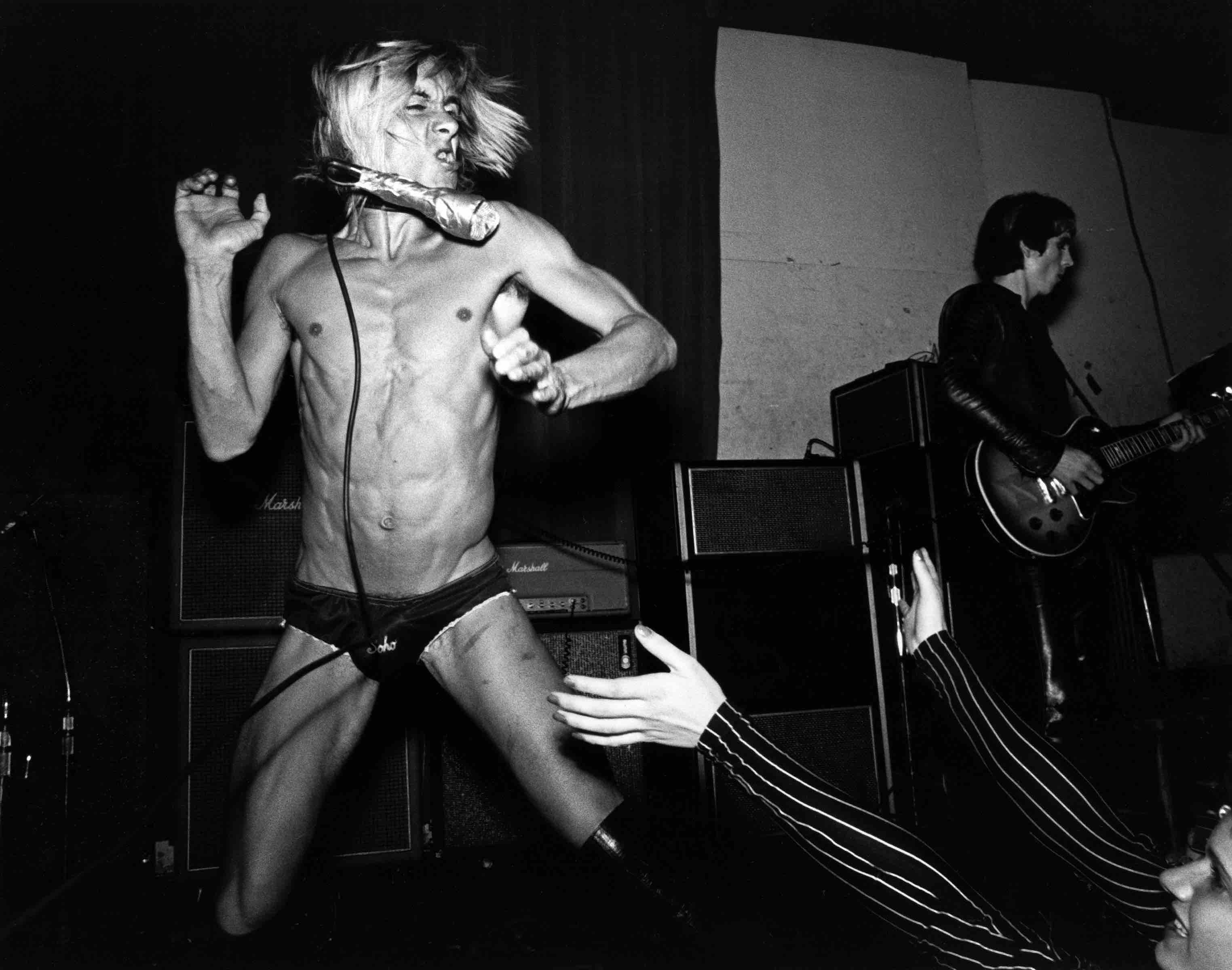 Iggy Pop im Whisky A Go Go, Oktober 1973 in Los Angeles