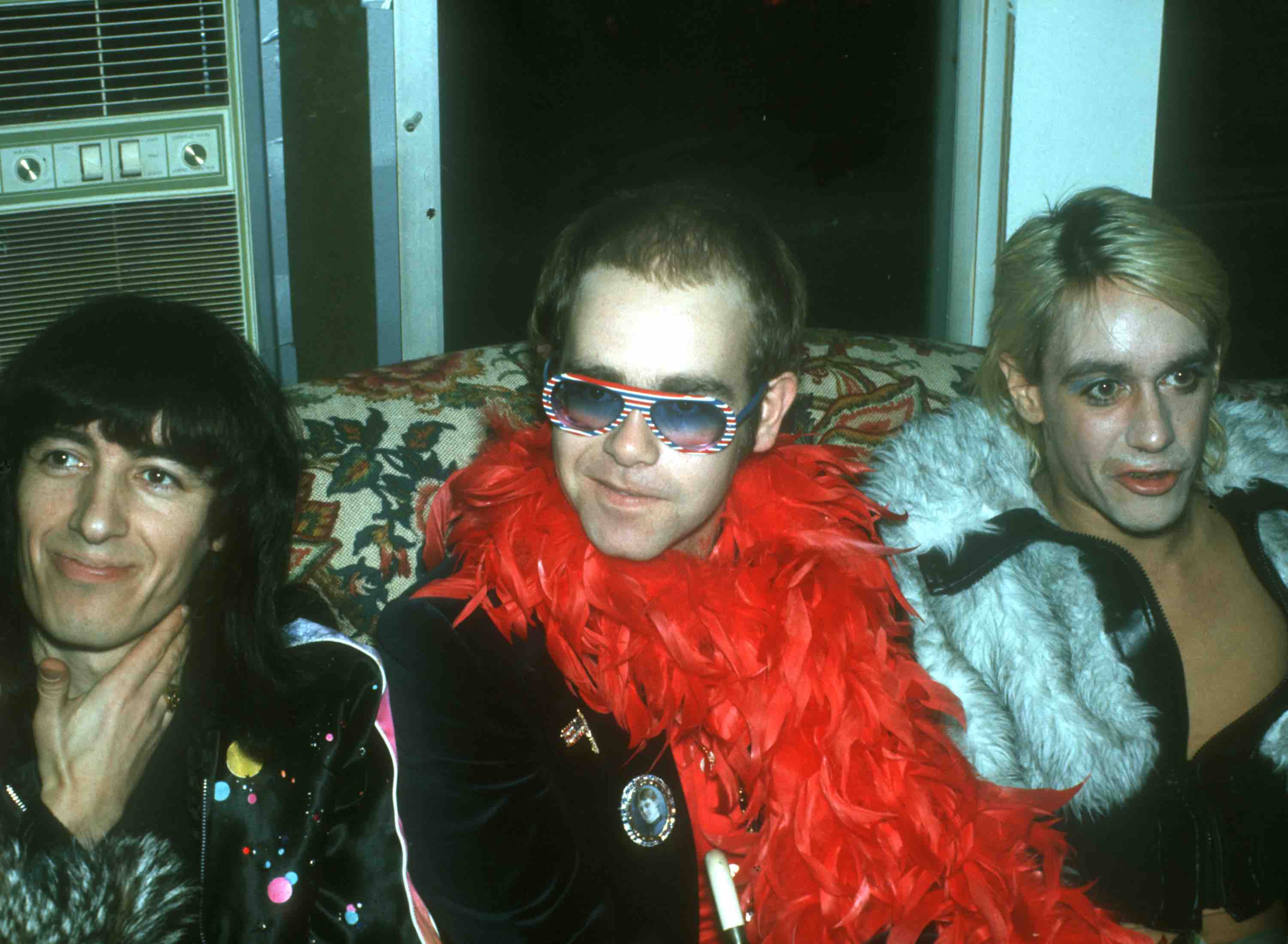 1975:  Bill Wyman, Elton John, Iggy Pop