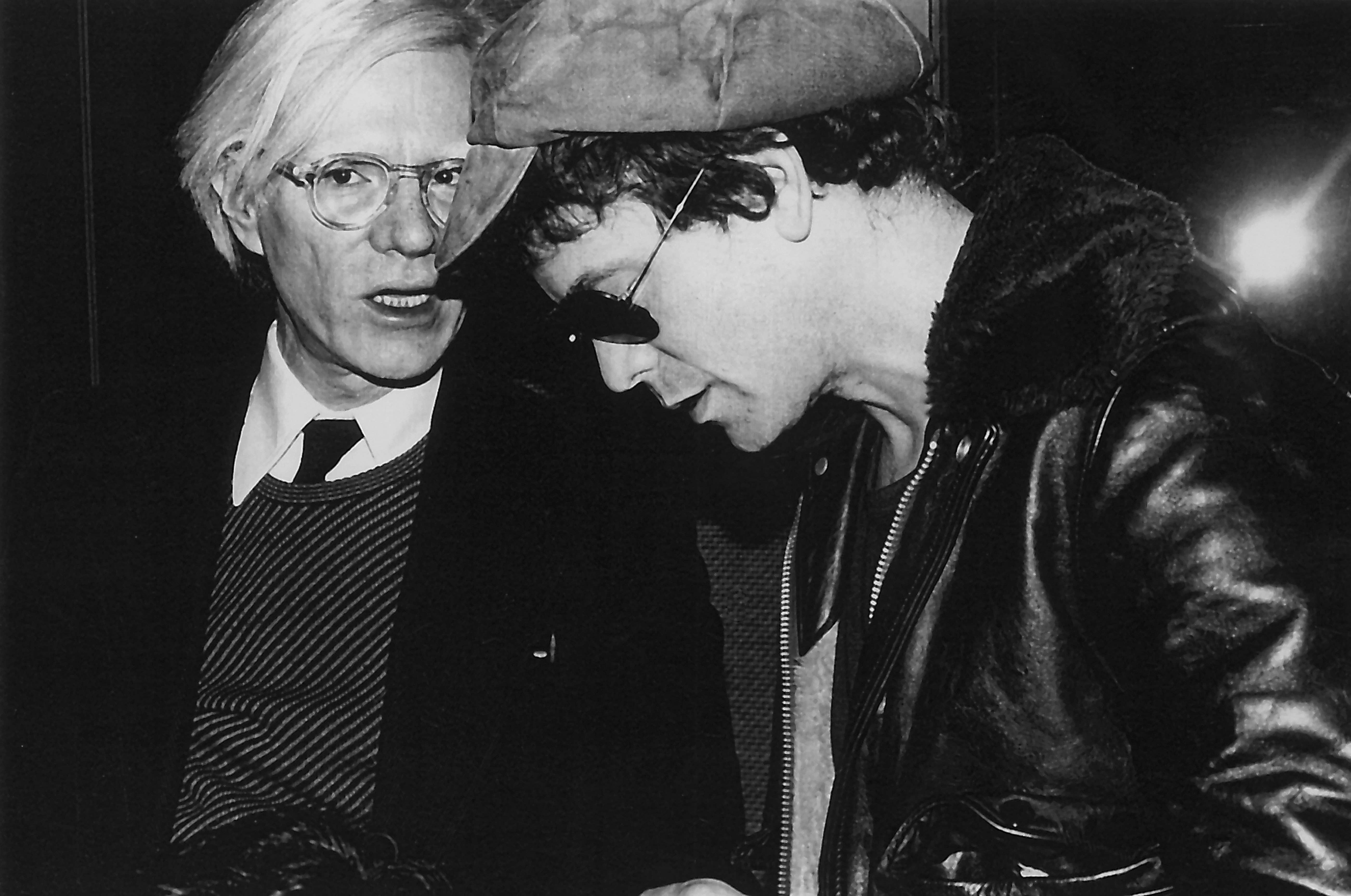 Andy Warhol und Lou Reed