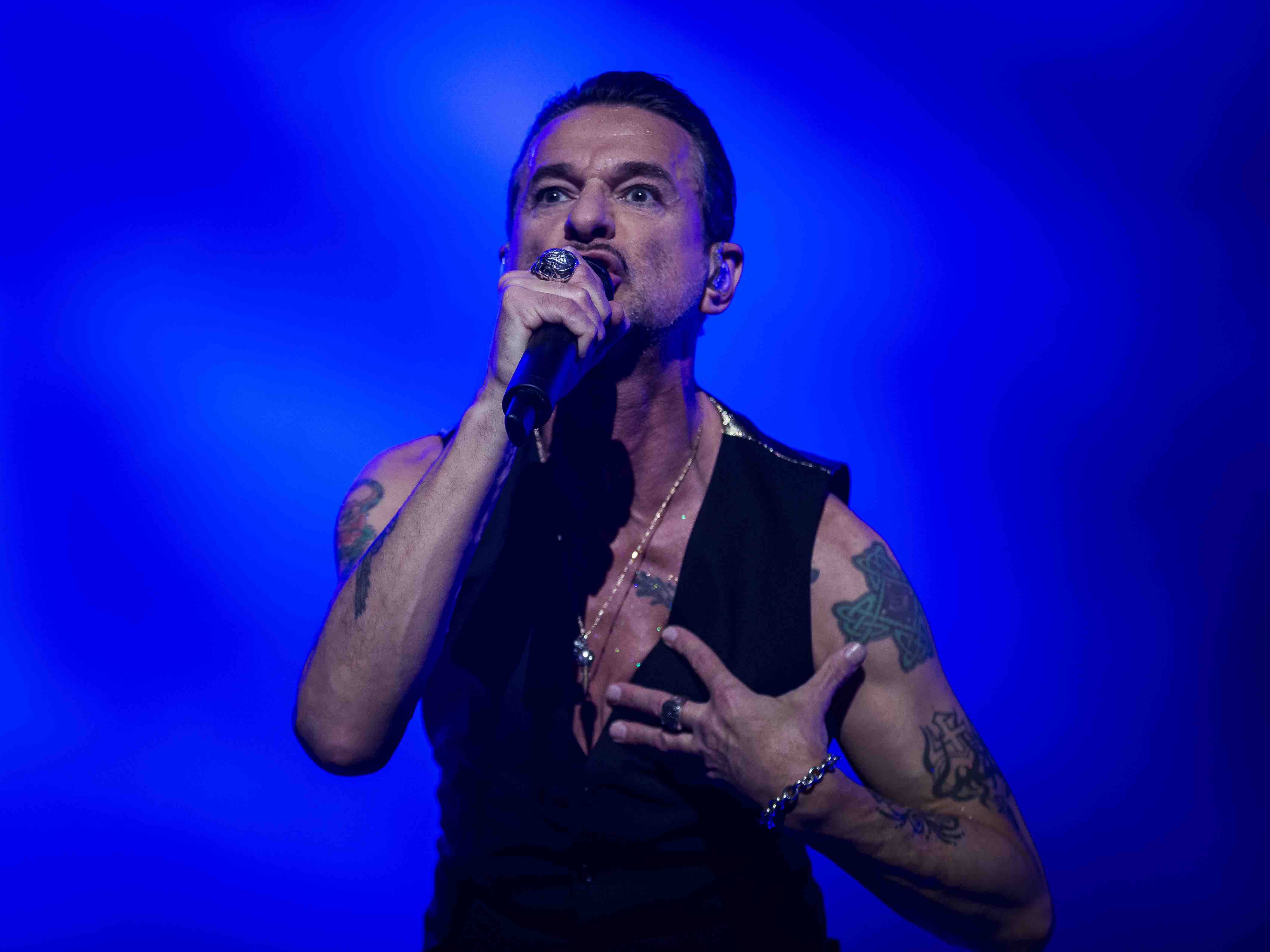 Depeche Mode Performs in Concert in Stockholm
