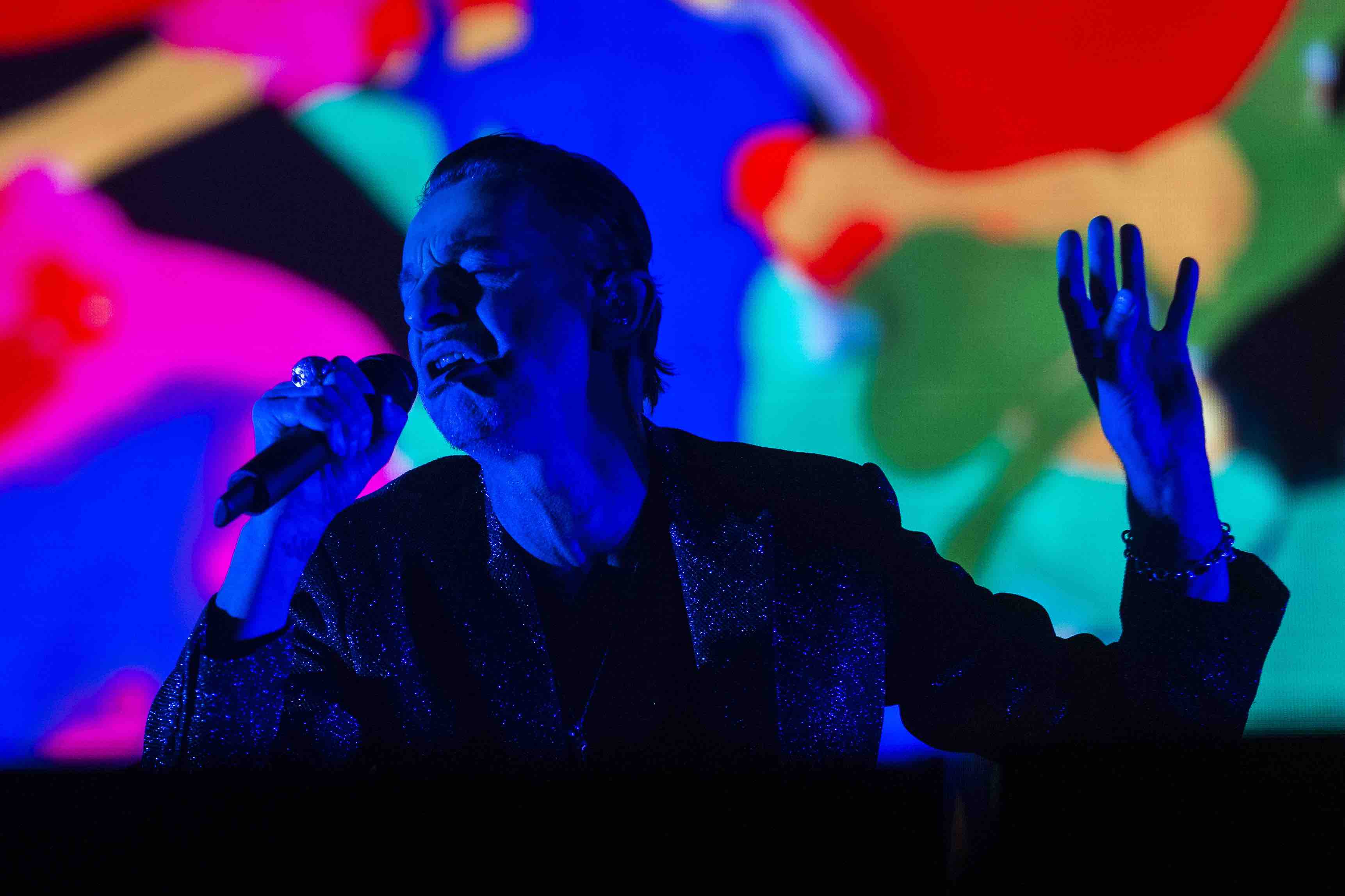 Depeche Mode Performs in Concert in Stockholm