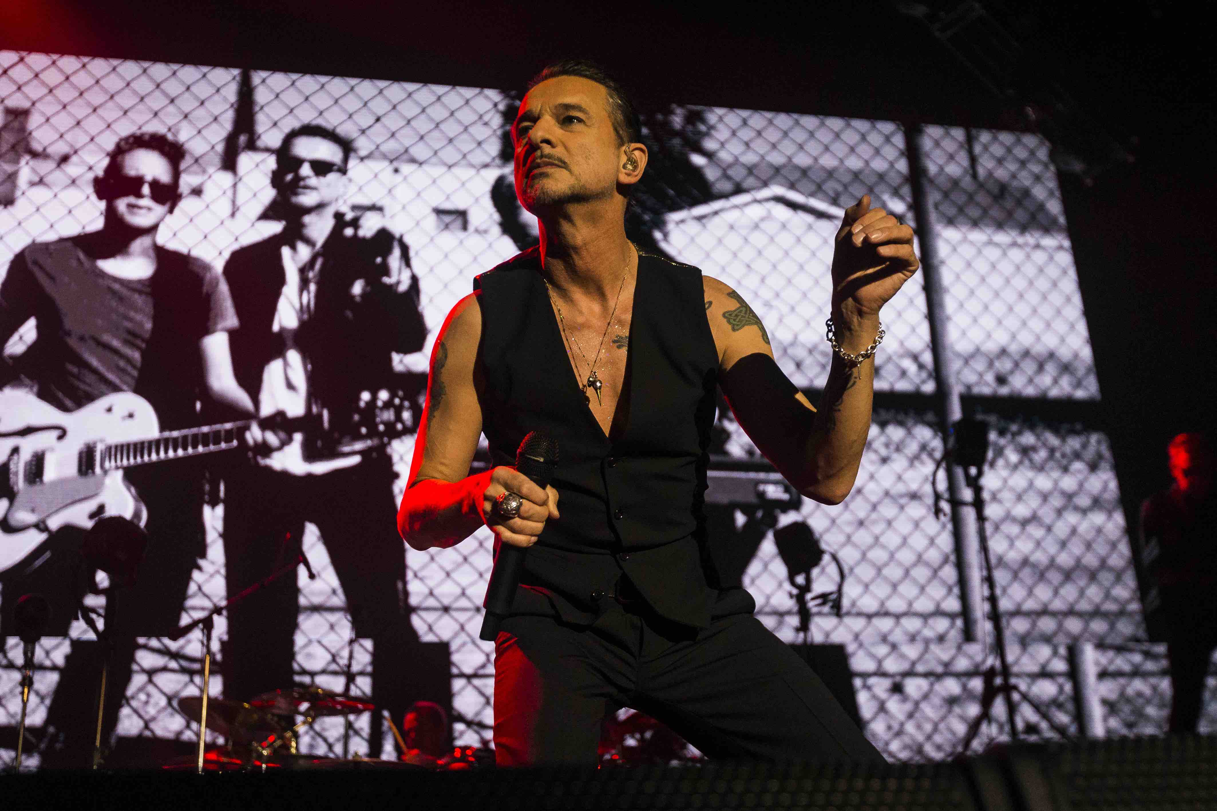 Depeche Mode Performs in Concert in Stockholm