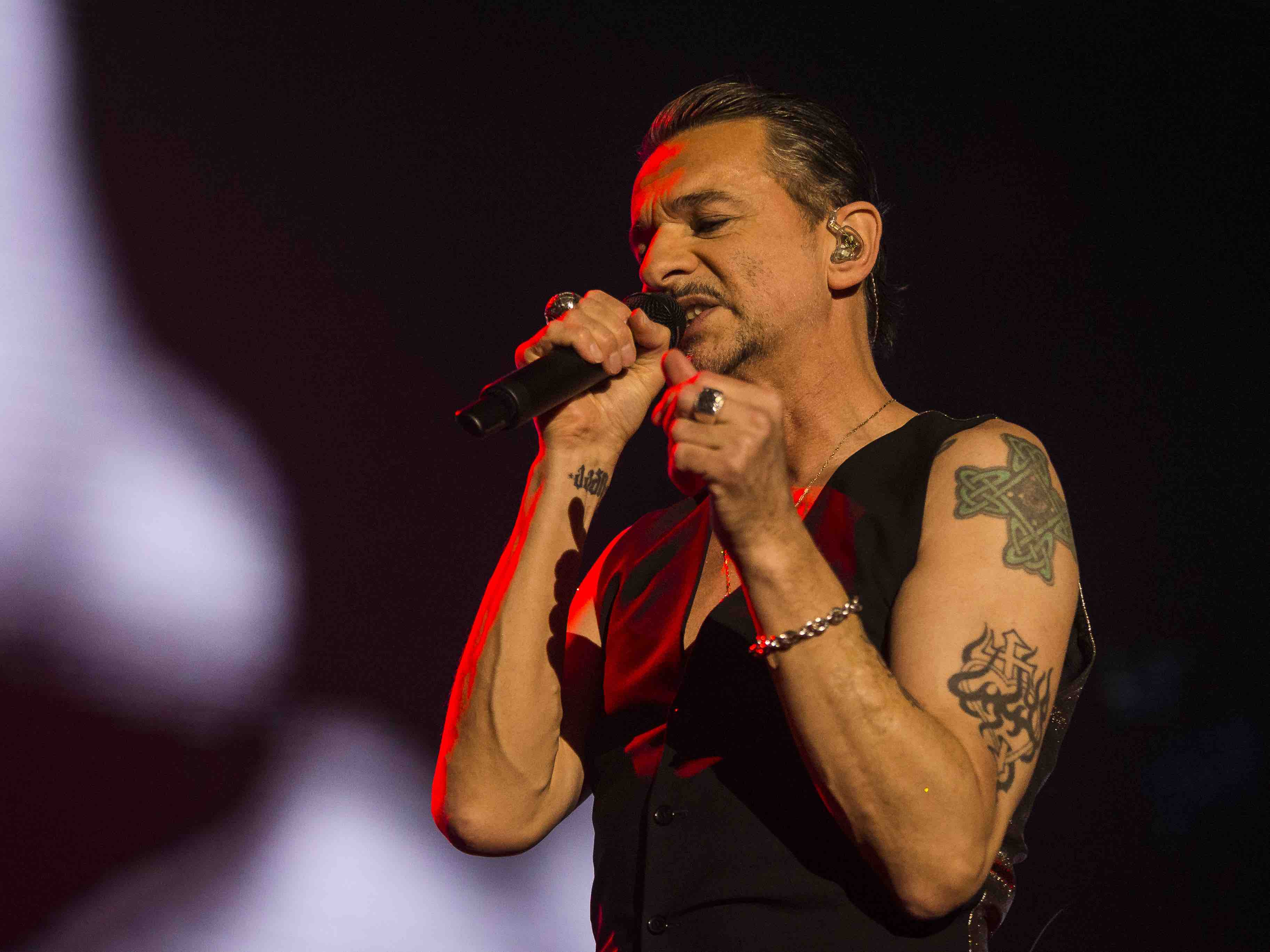 Depeche Mode Performs in Concert in Stockholm