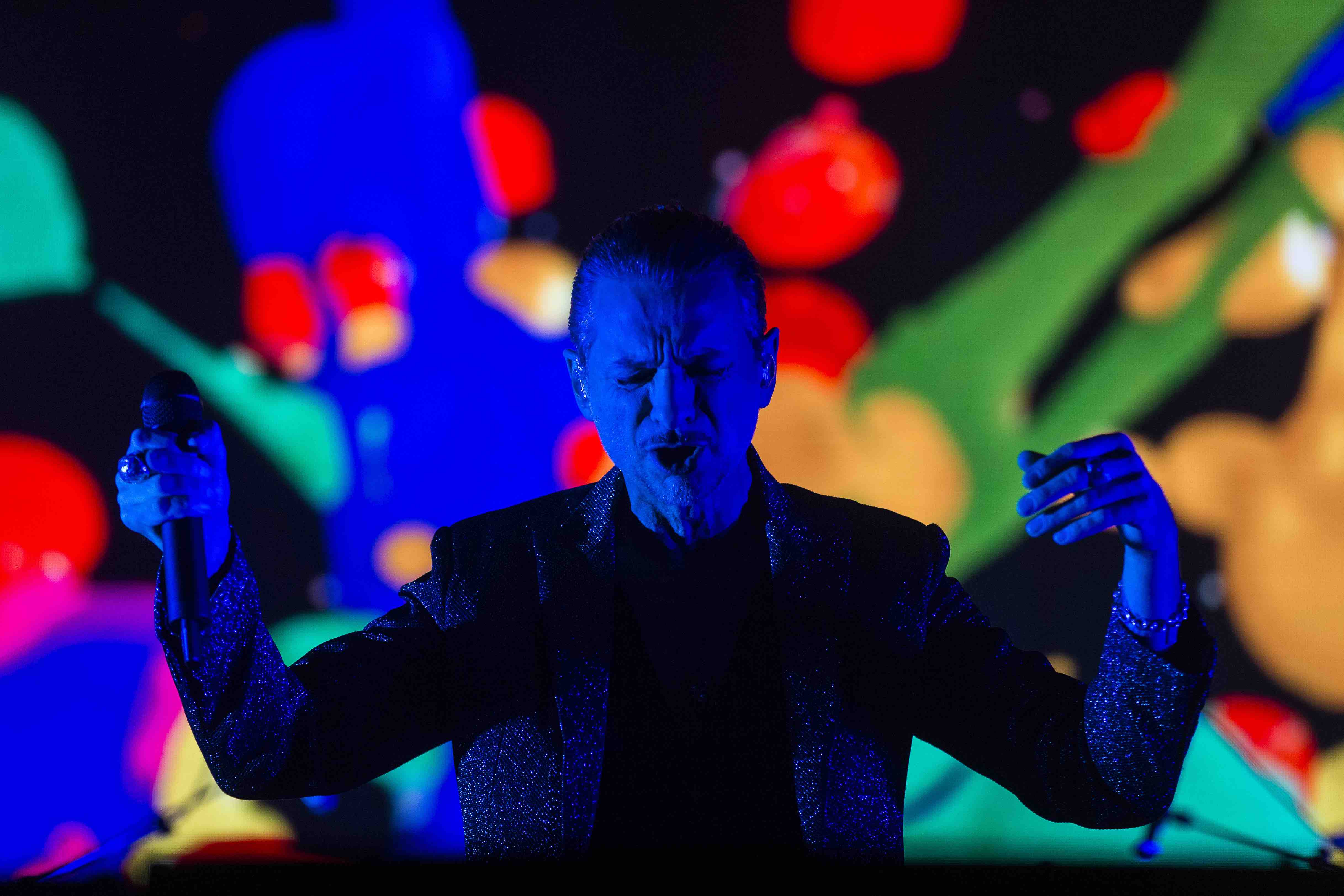 Depeche Mode Performs in Concert in Stockholm