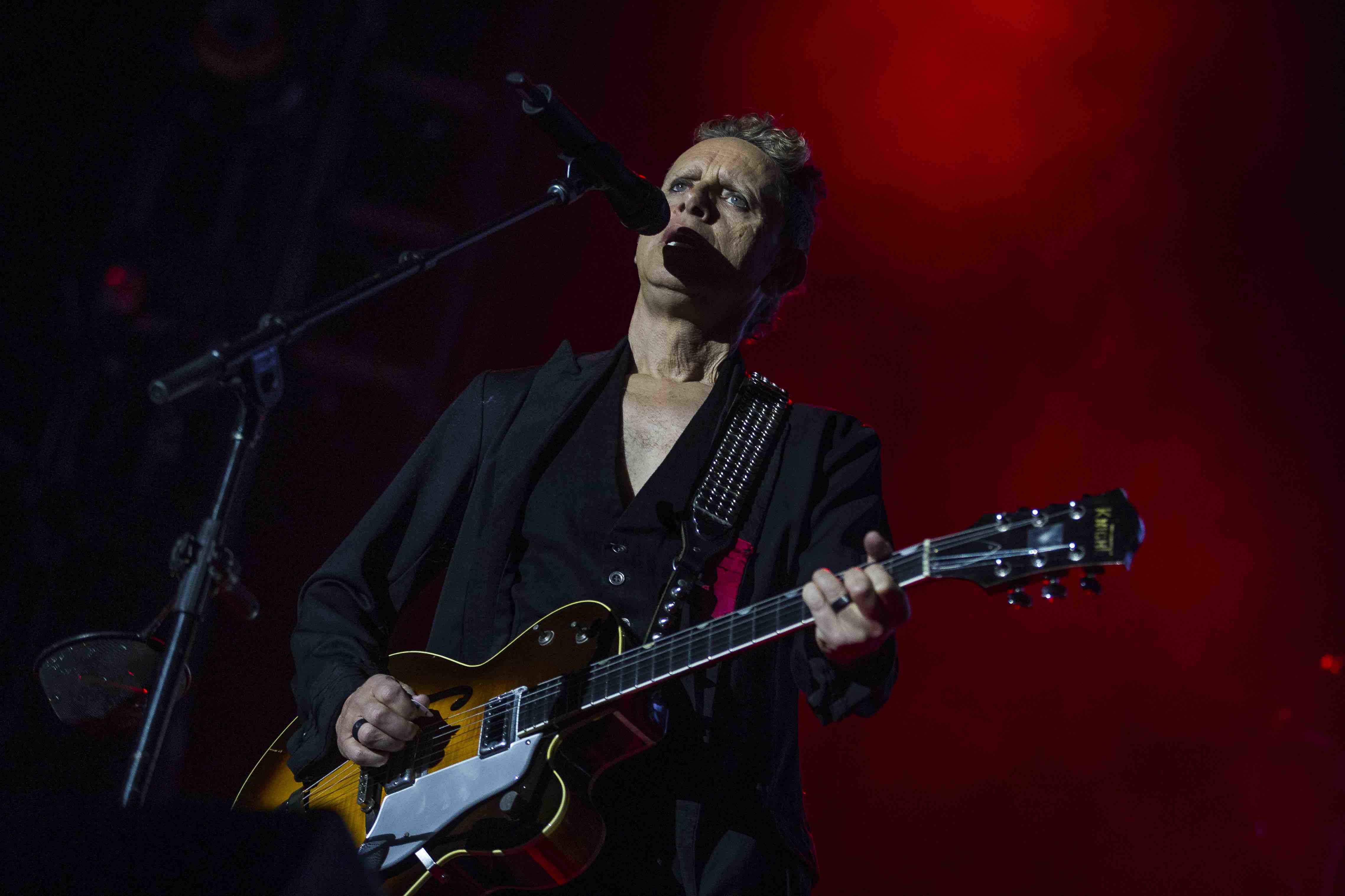 Depeche Mode Performs in Concert in Stockholm