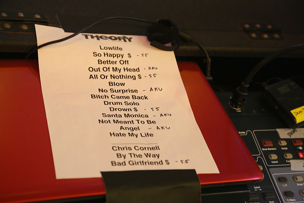 Theory Of A Deadman In Concert At The Fremont Street Experience In Las Vegas