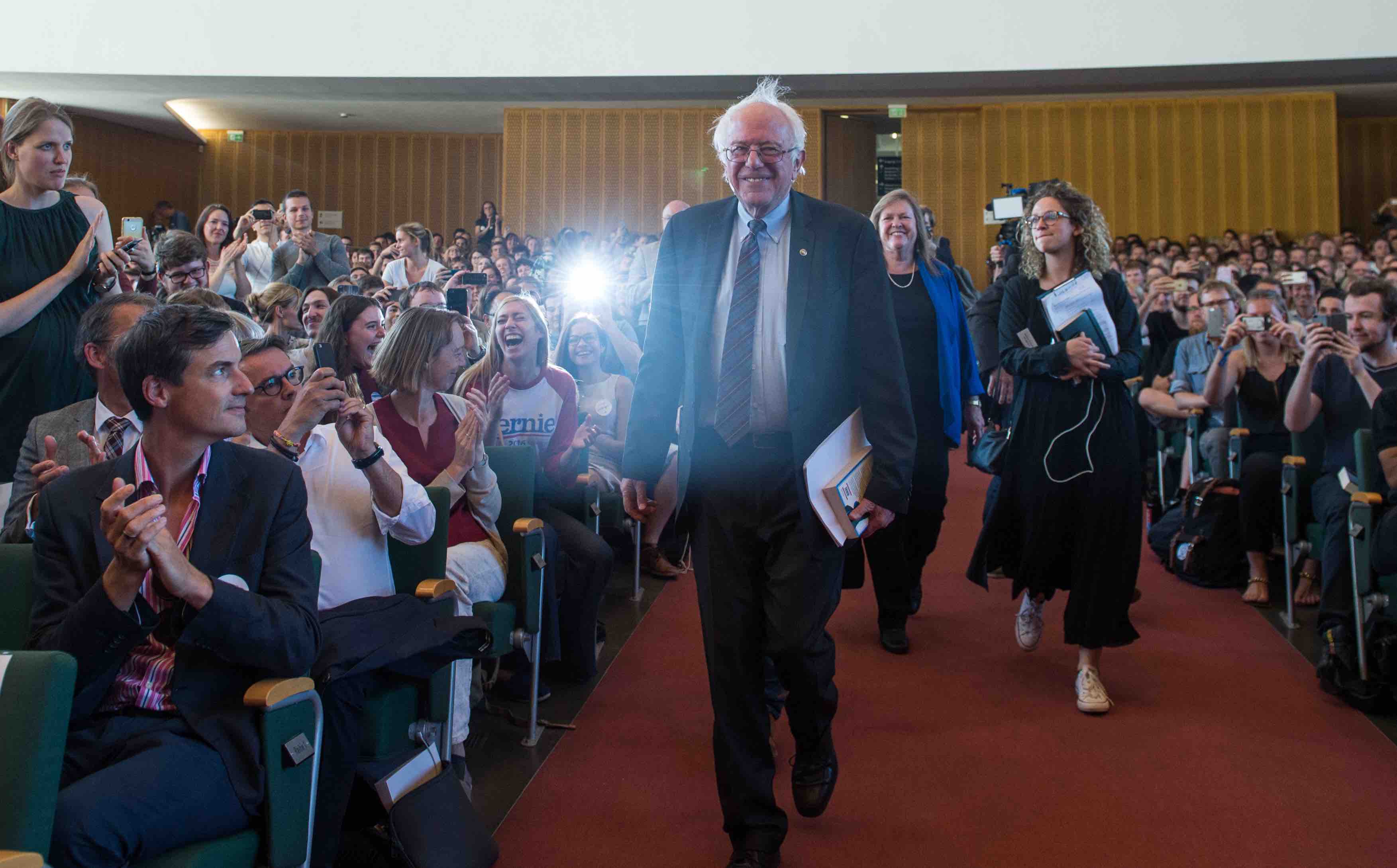 Bernie Sanders in Berlin