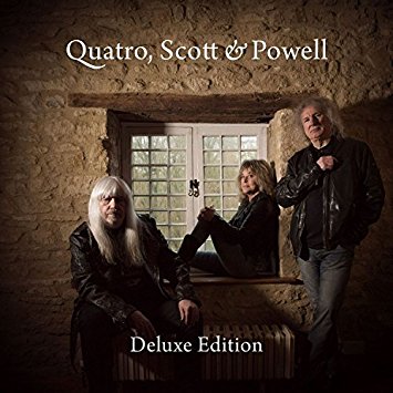 Quatro, Scott & Powell: „Quatro, Scott & Powell“. ★½. Die letzten Glam-Rock-Größen stampfen durch ihre Standards.
