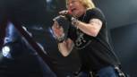 Trotz aller Unwetter-Warnungen soll das Konzert von Guns N' Roses auf dme Messegelände in Hannover stattfinden.