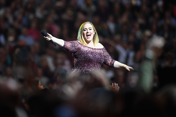 Adele im Wembley-Stadion.