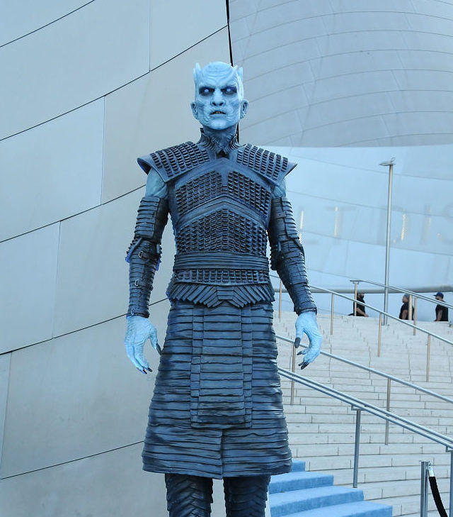 Da kann man sich schon mal erschrecken: Der Night King, König der White Walker in „Game of Thrones“.