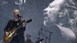 Hier „stöhnt und wimmert“ er: Thom Yorke von Radiohead beim „Glasgow Green“-Festival 2017.