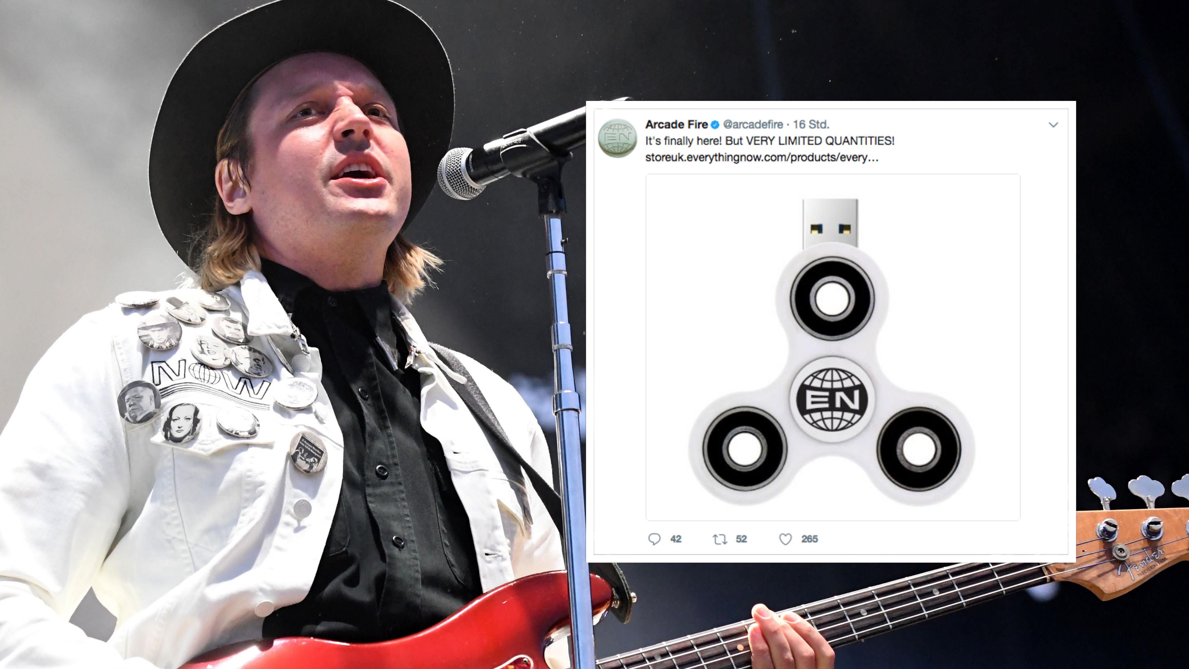 Arcade Fire und der ominöse Fidget Spinner