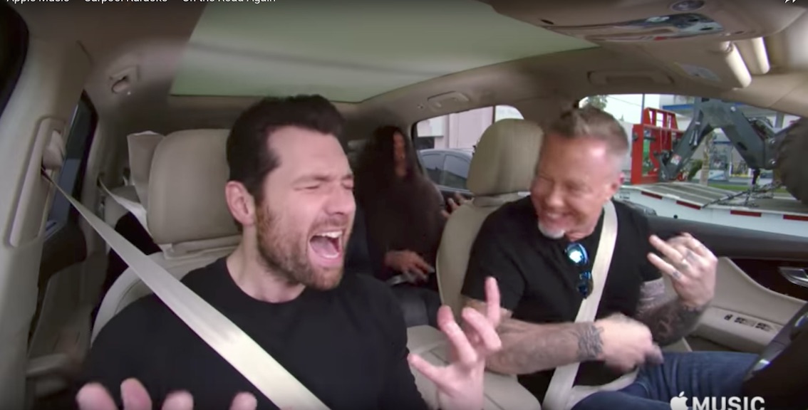 Ob der Auftritt von Metallica bei „Carpool Karaoke“ so legendär werden wird wie der von Adele?
