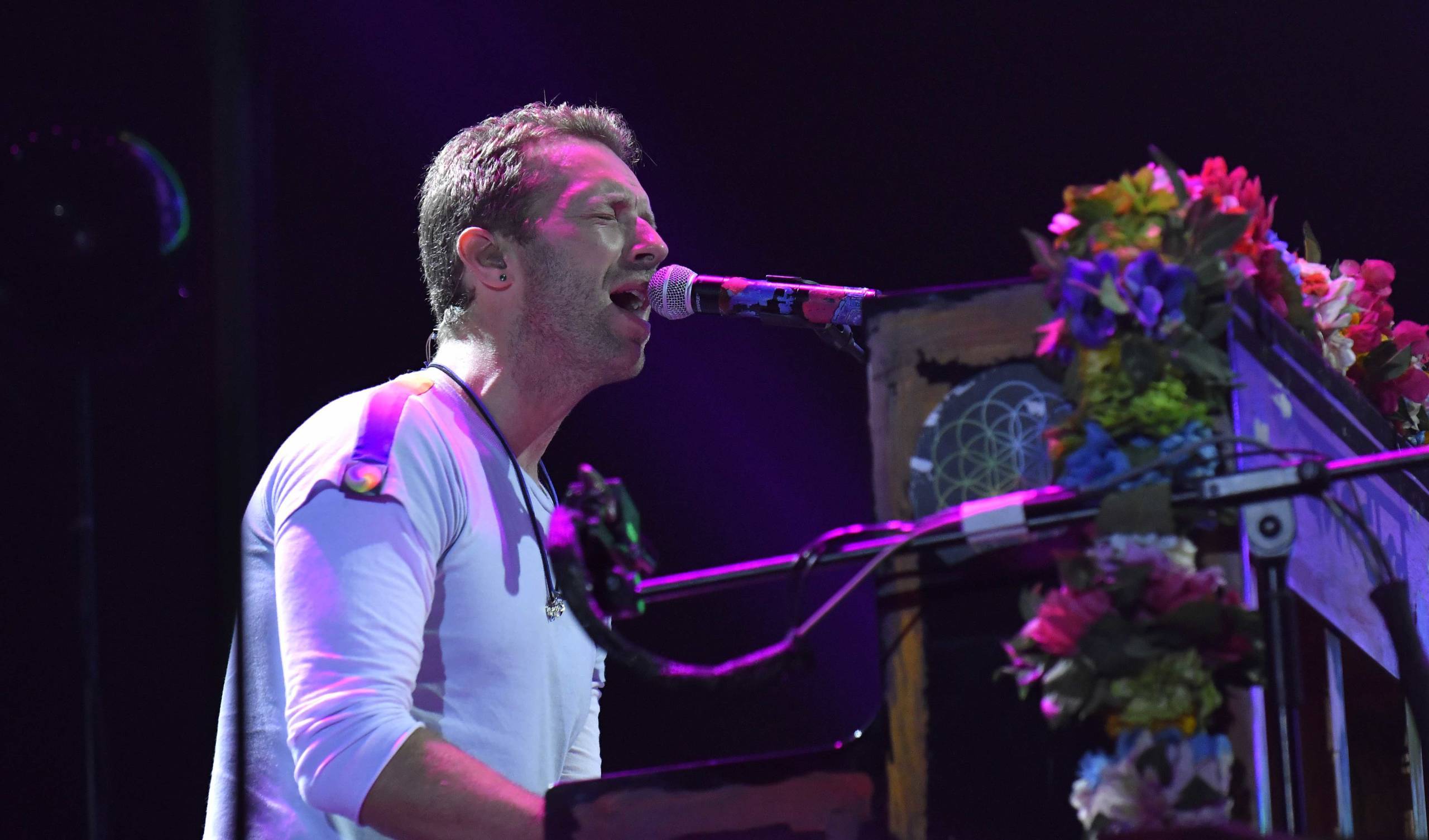 Chris Martin von Coldplay am Klavier (Archivfoto)