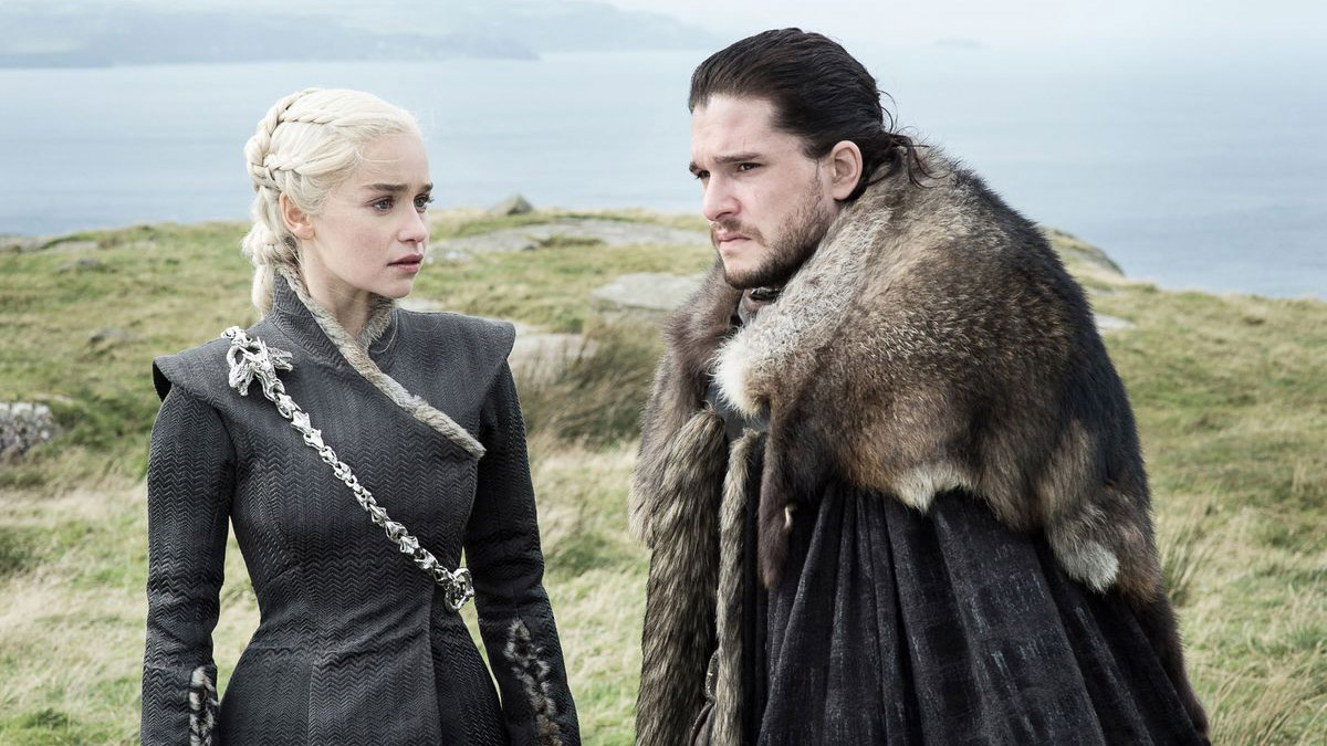 Daenerys Targaryen und Jon Snow in der fünften Folge der siebten Staffel „Game Of Thrones“Daenerys Targaryen und Jon Snow in der fünften Folge der siebten Staffel „Game Of Thrones“