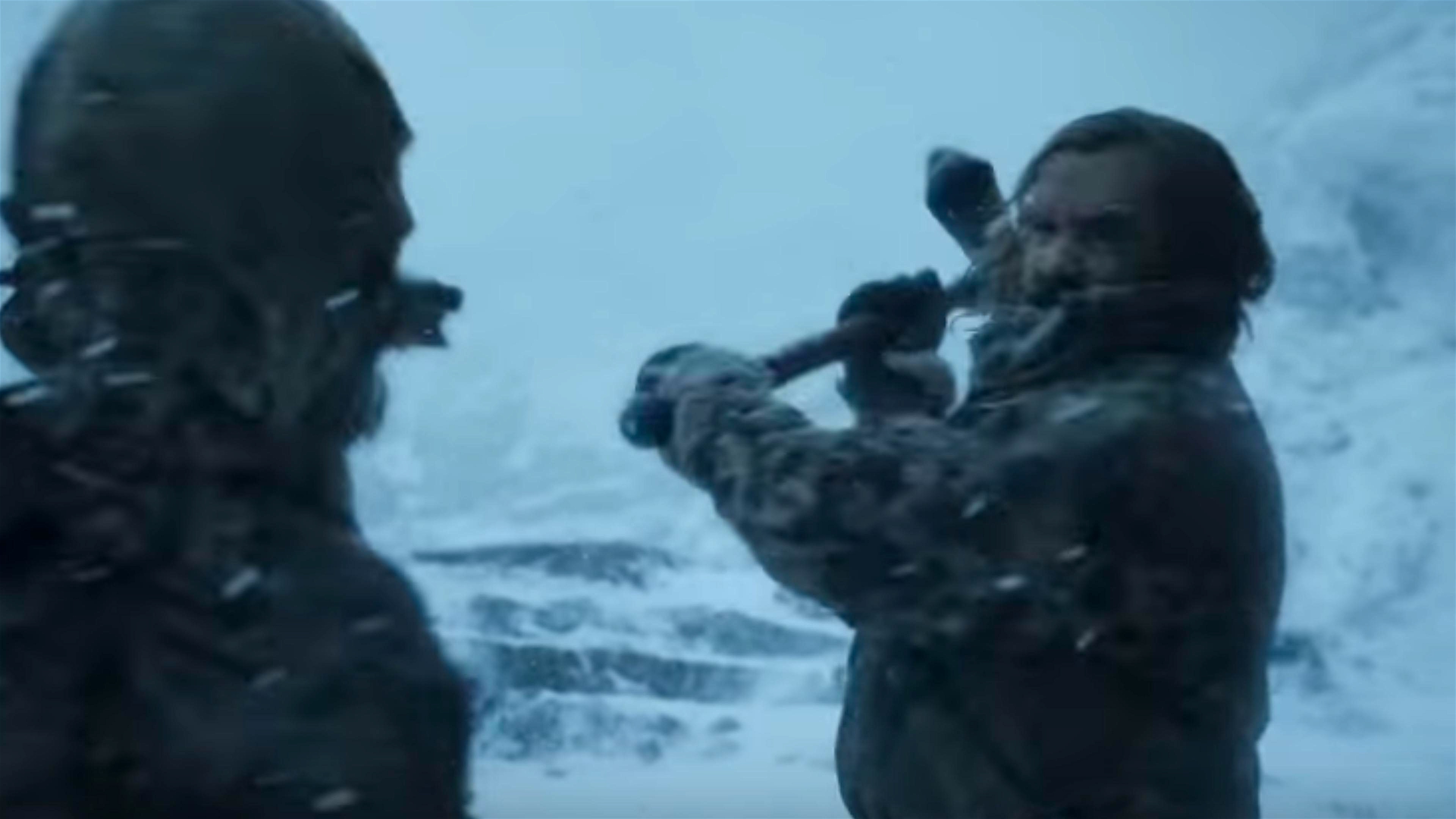 Szene aus dem Trailer für die neue Folge von „Game Of Thrones“