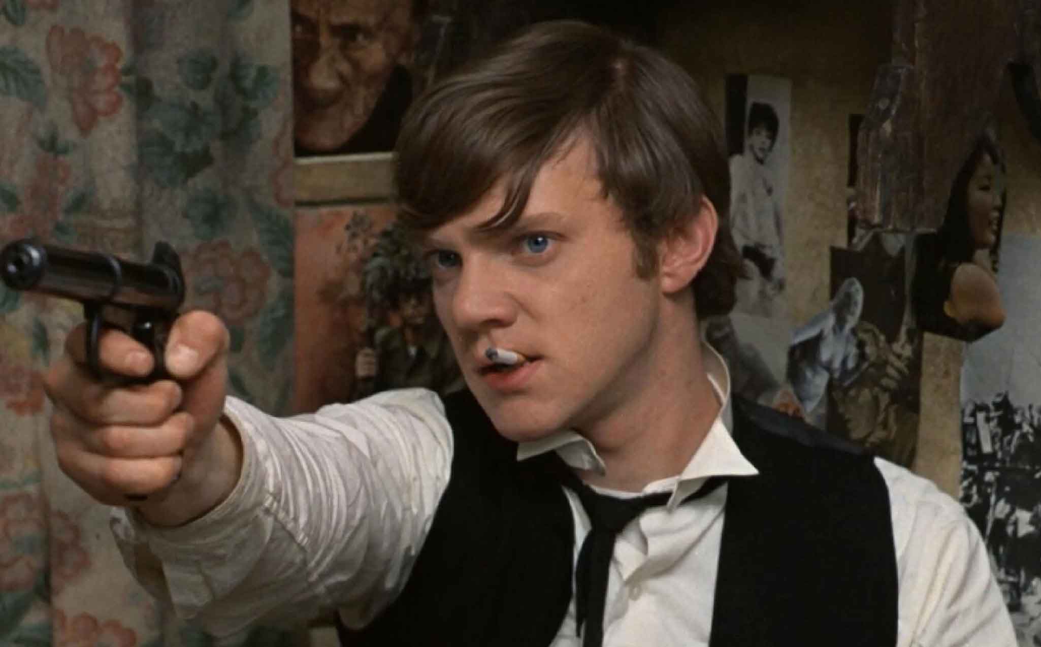 Malcolm McDowell in einer Szene aus „If…“
