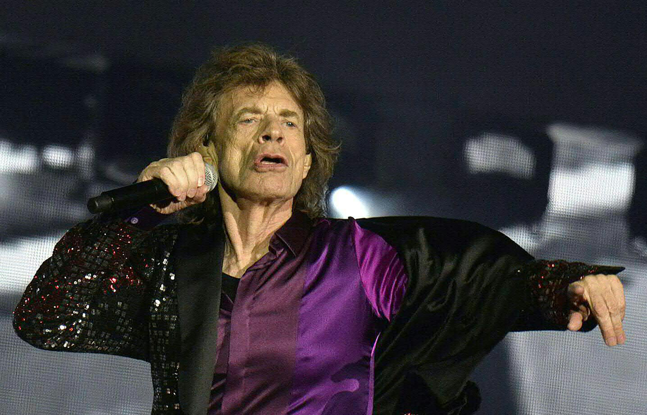 Mick Jagger gibt auch in Spielberg alles